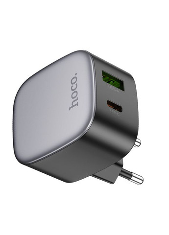 Мережевий зарядний пристрій PD20W+QC3.0 charger Black (6942007617451) Hoco CS32A Rise (372676422)