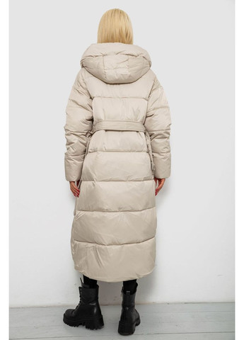 Світло-бежева зимня куртка жіноча зимова, 244r5618 Ager