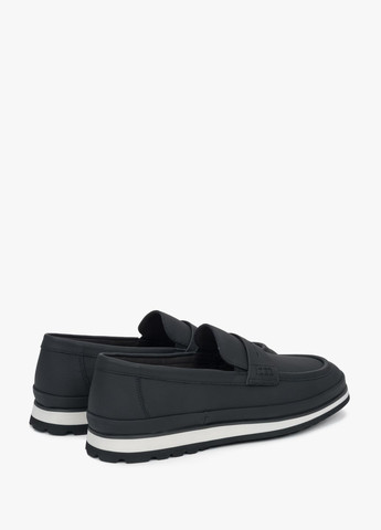 Черные лоферы, цвет черный Estro