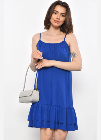 Сарафан жіночий синього кольору Let's Shop (293337717)