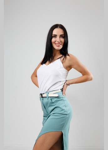 Белая женская летняя блузка Fashion Girl