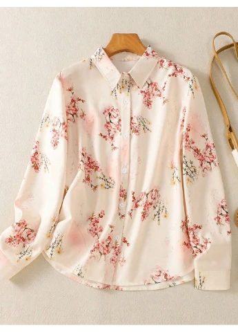 Кремовая блуза SHEIN