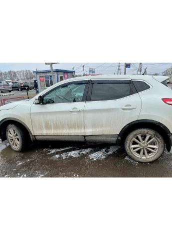 Вітровики з хром молдингом (4 шт, ) для Nissan Qashqai 2014-2021 рр Hic (390731921)