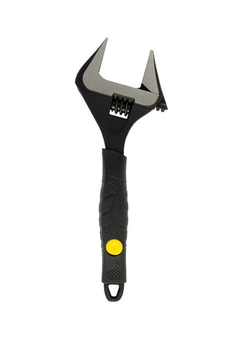 Ключ розвідний 200 мм 0 - 38 мм тонкі губки CrV рукоятка з TPR накладкою 76-0322 Mastertool (364965073)