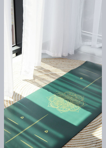 Коврик для йоги - "Asana", серии Comfort, PU + ремень-переноска LIT[h]A (326068449)