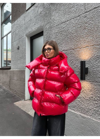 Червона зимня куртка зимова утеплена ''саміра'' Mirage