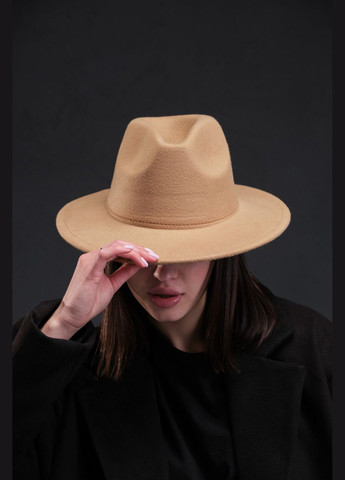 Шляпа Fedora Beige Woman Without (285795046)