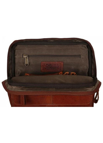 Сумка планшет через плече чоловіча з натуральної шкіри середня Коричневий 36686 Ashwood (353689991)