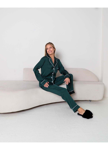 Зелена всесезон піжама Модельєр