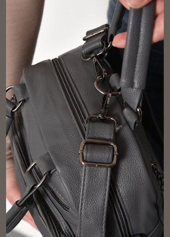 Сумка-рюкзак женская серого цвета Let's Shop (278761268)