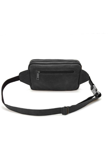 Напоясна сумка на два відділення RA-0704-3md чорна шкіра TARWA (298684242)