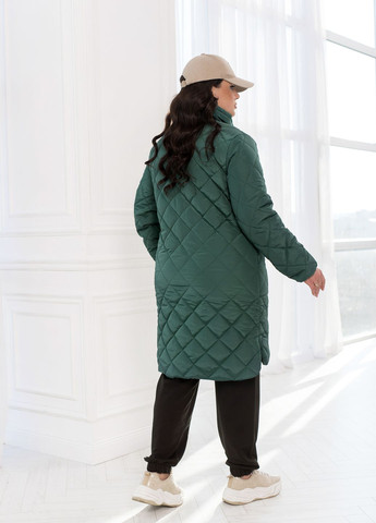 Зелена демісезонна демісезонна куртка куртка-пальто No Brand