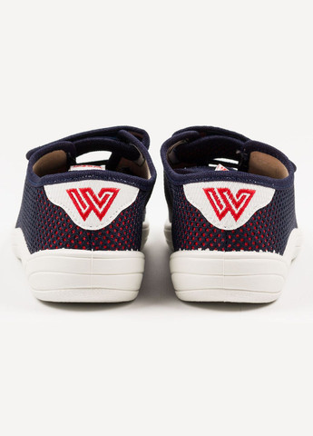 Темно-синие полукеды на липучке для девочки Waldi