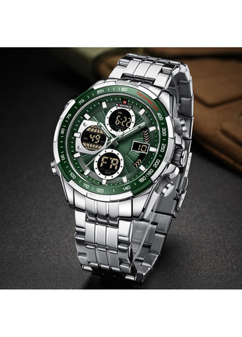 Наручний годинник чоловічий Fly Steel Сріблястий (3578) Naviforce (363318799)