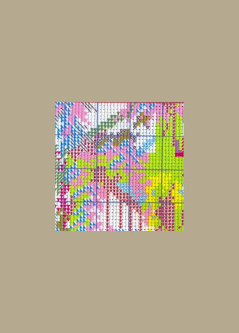 Набір для вишивання за нанесеною на канву схемою "The Garden gate".AIDA 14CT printed, 33*44 см Joy Sunday (313613381)