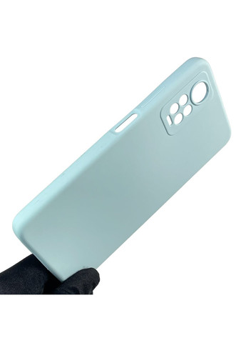 Чохол для Redmi Note 12 Pro 4G силіконовий з мікрофіброю нековзний на сяомі редмі нот 12 про 4г блакитний Xiaomi (366387658)