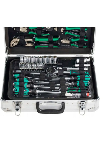 Великий набір інструментів для дому у валізі Mannesmann 108 шт. Якісний набір ключів для авто, у подарунок No Brand M29075SHE (345707501)