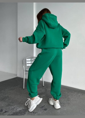 Зеленый спортивный костюм на флисе ISSA PLUS (279581507)
