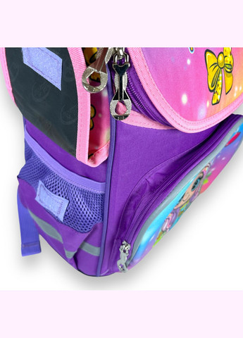 Школьный рюкзак для девочки, одно отделение, боковые карманы, размер 33*28*15см с принцессой и единорогом Space (293510847)