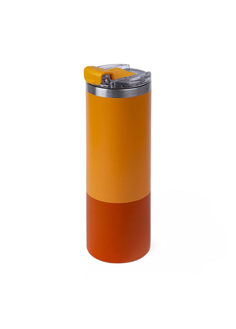 Термокружка из нержавеющей стали с матовым покрытием оранжевая 500 мл Discover manhattan (280831734)