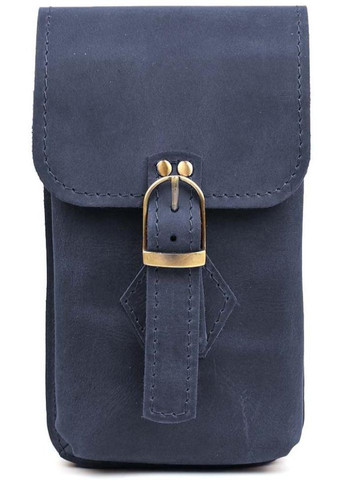 Сумка поясна на ремінь чоловіча з натуральної шкіри Синій 35088 TARWA (333300023)