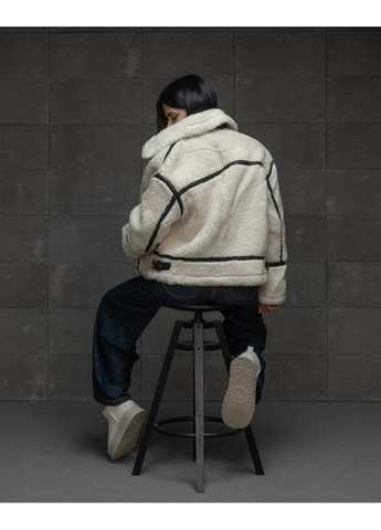 Бежева зимня дублянка dentis хутро No Brand