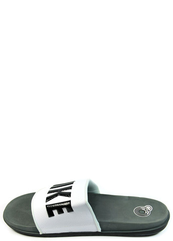 Белые пляжные, кэжуал мужские шлепанцы offcourt slide bq4639-001 Nike