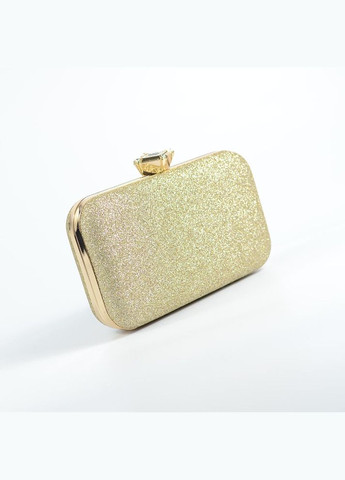 Золота сумка клатч бокс з блискітками випускна жіноча блискуча No Brand (293942340)