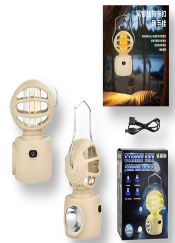 Ліхтар кемпінговий переносний PL-367 з акумулятором зарядка USB No Brand (299332479)