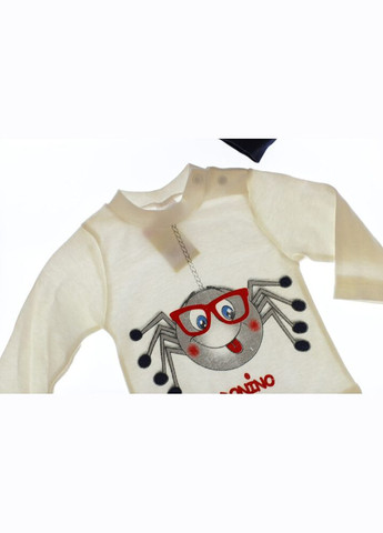 Красный демисезонный костюм тройка с длинным рукавом для мальчика трикотажный с паучком красный 68 см (30242) BABYKROHA