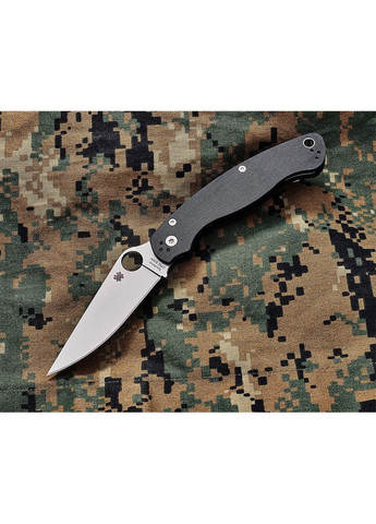 Складной нож Military 2 G-10 black C36GP2 Spyderco (317305131)