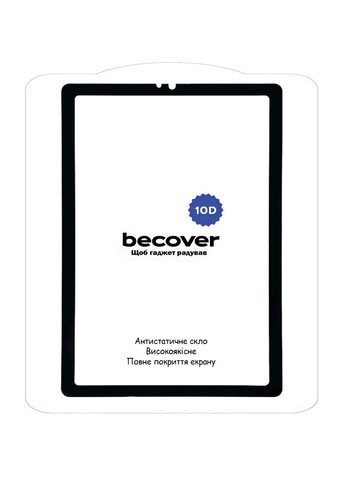 Защитное стекло 10D для планшета Lenovo Tab M9 (TB310) - Black BeCover (280931866)