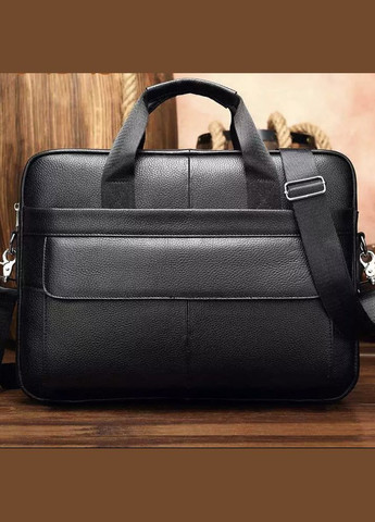 Мужская кожаная сумка для ноутбука и документов 39х28х8, портфель для города RD-23134 No Brand (335039722)