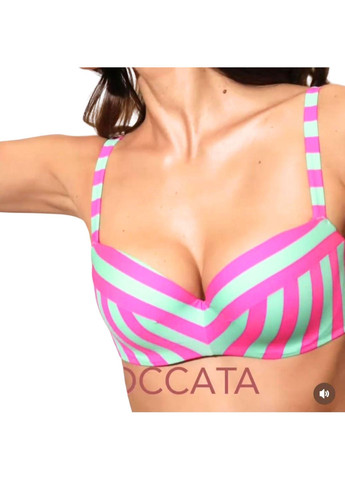 Розовый раздельный купальник розовый в полоску angela bsg - 014 Toccata