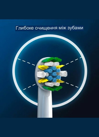 Насадки Tiefenreinigung (Floss Action) для електричних щіток Braun, комплект із 6 штук Oral-B (342113551)