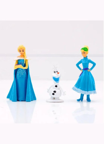 Іграшки набір Фрозен Холодне серце Frozen 2 Анна-Ельза-Крістофф-Олаф Дісней 6 шт 5 - 10 см Shantou (296627771)
