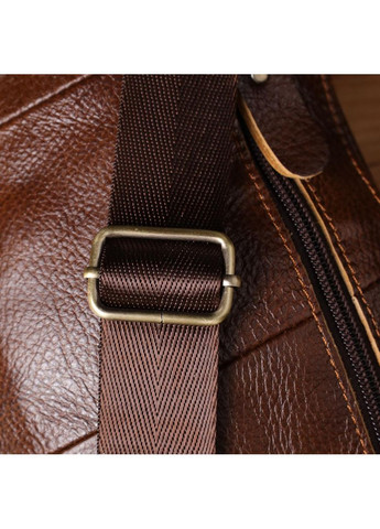 Сумка слинг через плечо мужская кожаная для телефона и для документов большая Коричневый 39013 Vintage (351403608)