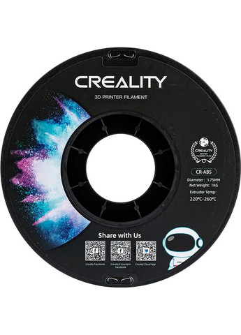 Пластик для 3D принтера ABS 1кг 1.75мм White (3301020031) Creality (330578384)