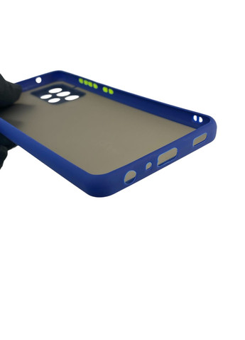 Чохол для телефона Galaxy A72 (SM-A725F) з високими бортами із захистом камери на самсунг а72 темно-синій Samsung (366235953)