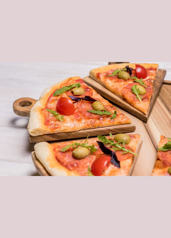 Дерев'яна підставка для піци S Дощечка для піци з персоналізацією EcoWalnut (295266072)