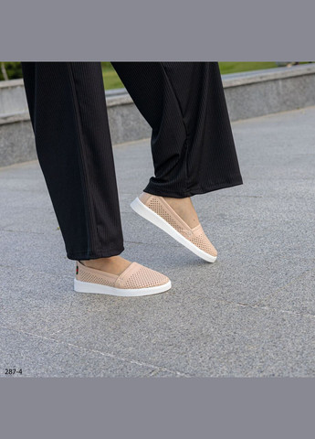 Пудровые мокасины Vakko