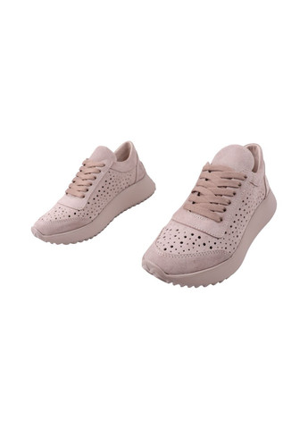 Кросівки жіночі капучіно натуральна замша Visazh 229-25LTSP бежеві (331611779)