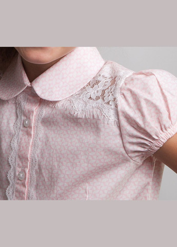 Блузка мод. 7040 рожева Світ блуз (330615220)