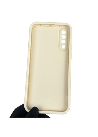 Чохол силіконовий Soft Touch з 3D принтом Майнкрафт для Galaxy A50s (SM-A507F) молочний (Повний захист камери) Samsung (373424667)