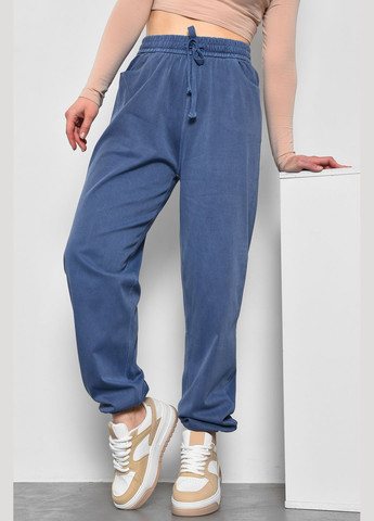 Штани жіночі напівбатальні блакитного кольору Let's Shop (278274334)