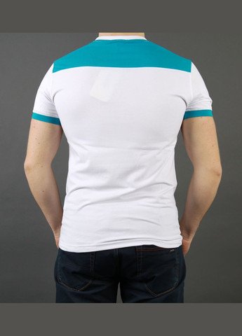 Біла футболка чоловіча з коротким рукавом Bakhur Футболка