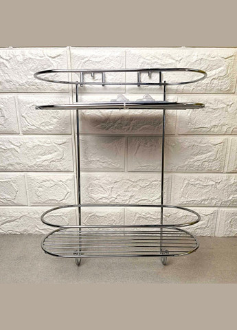 2-ярусная овальная полка для ванной 35*27*11 см Besser (316260065)