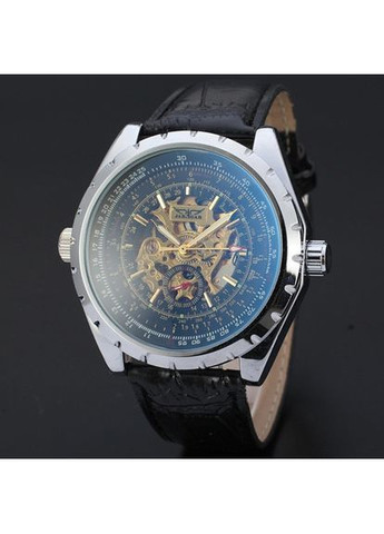 Мужские механические наручные часы пружинный механизмные стрелочные часы для мужчин с экокожаным ремешком Jaragar (363021871)