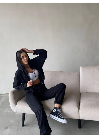 Жіночий костюм Чорний, 42/44 No Brand (366499808)