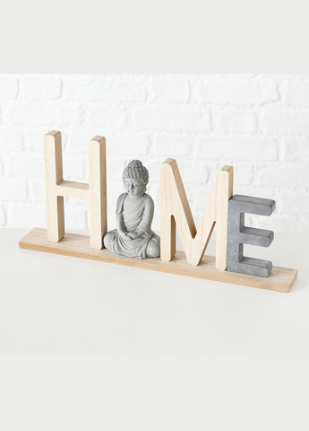 Декоративная надпись с фигурой Будды (Home/Relax) МДФ 38*16 см (1020837) Boltze (283039000)